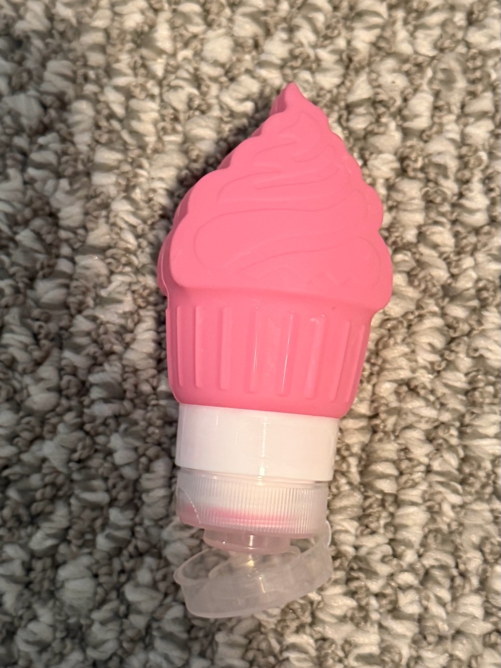 Portable Pink Cupcake Silicone Travel Bottle - Home Party Supplies